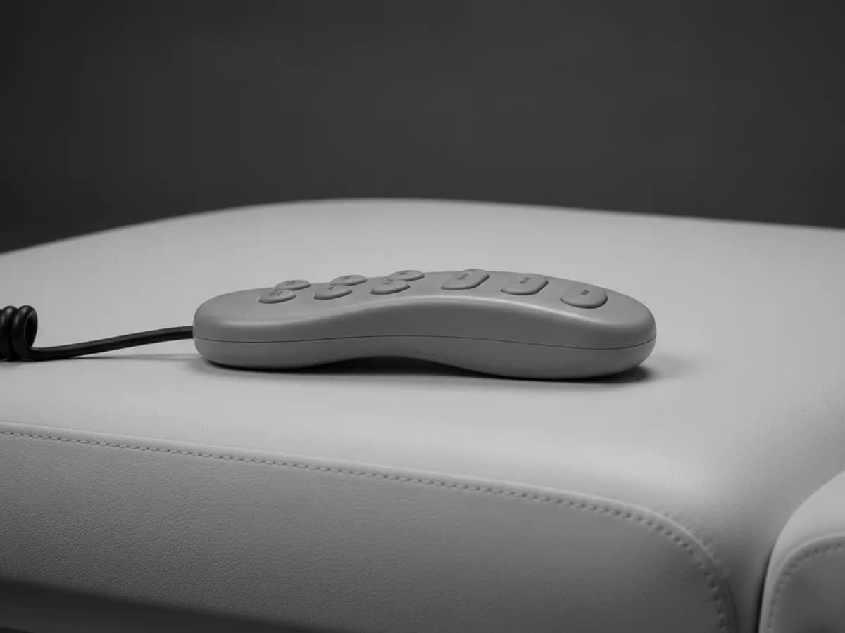 Fernbedienung einer elektrisch verstellbaren Therapieliege